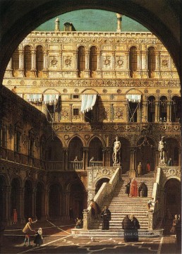 Klassische Venedig Werke - scala dei giganti 1765 Canaletto Venedig